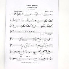 En Cinco Líneas (flute and guitar)